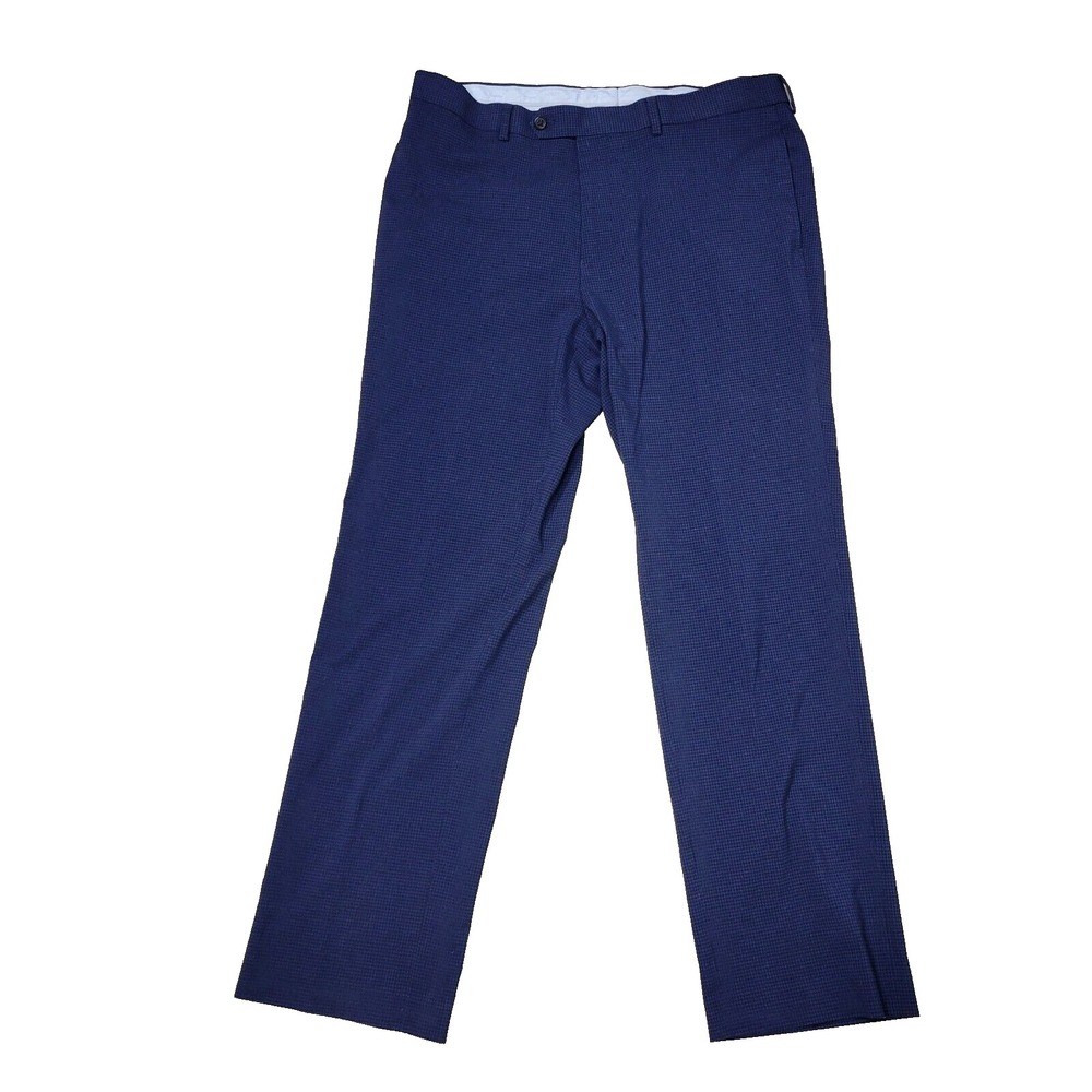Ralph Ralph Lauren Slim Fit Mens 34x29 Black Blue Small Check Dress Pants
